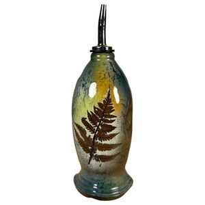 Pots by Steve De Perrot Handmade Signed Maple Leaf Oil Vinegar Dispenser
